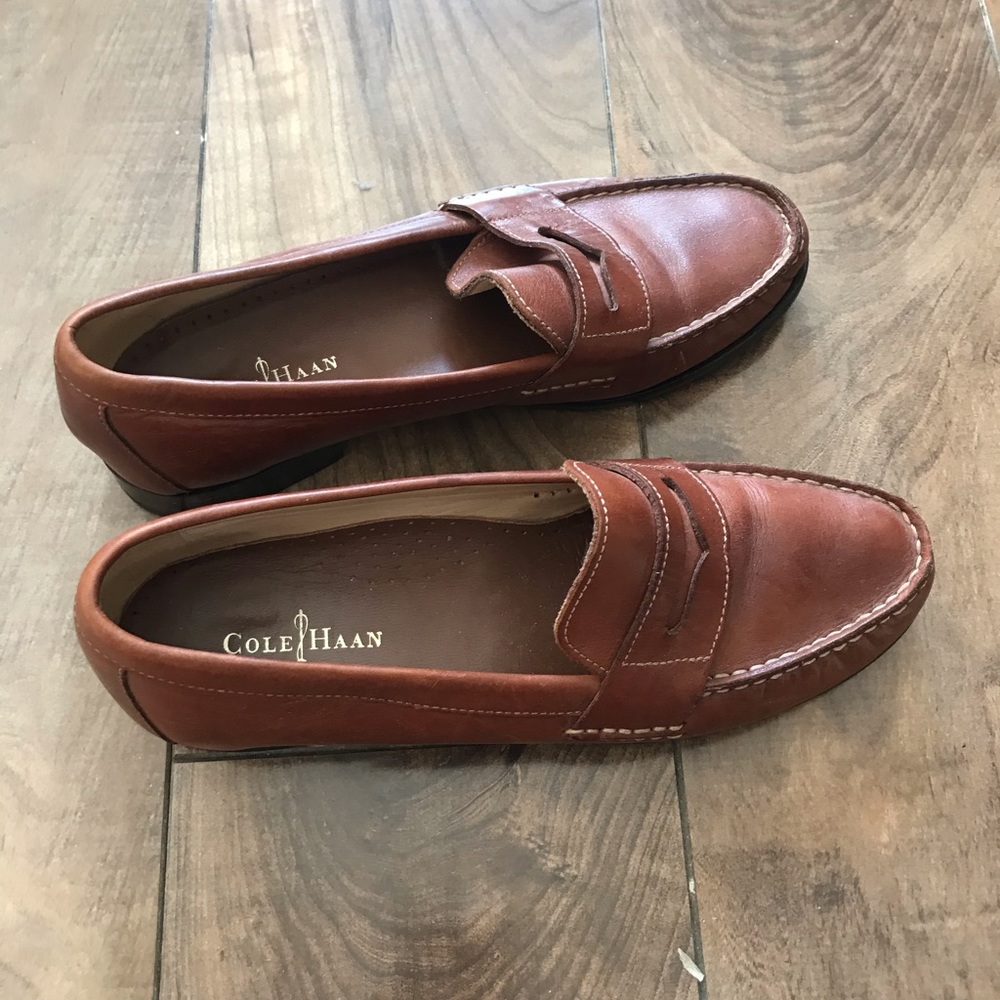 Cole Haan Brown Loafers Size 7 - Picture 3 of 4